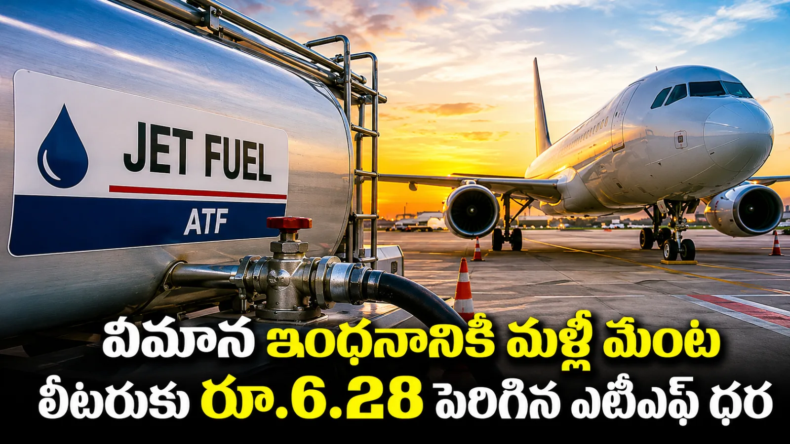 విమాన ఇంధనానికి మళ్లీ మంట.. లీటరుకు రూ.6.28 పెరిగిన ఏటీఎఫ్ ధర