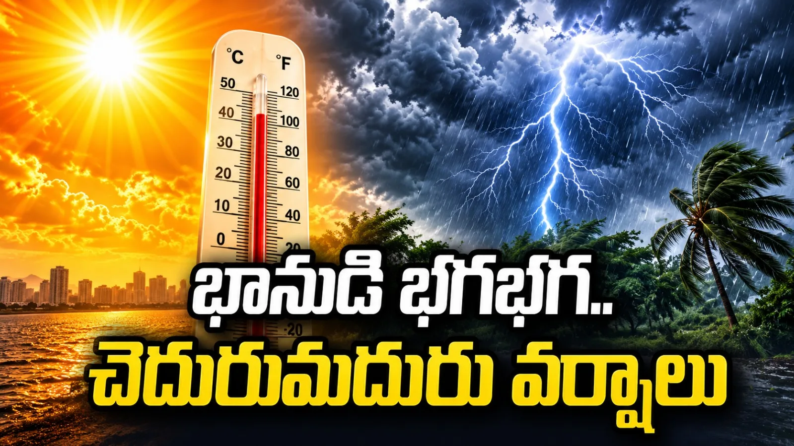 భానుడి భగభగ.. ఏపీలో ఎండ తీవ్రత కొనసాగింపు, అక్కడక్కడ వర్షాలు