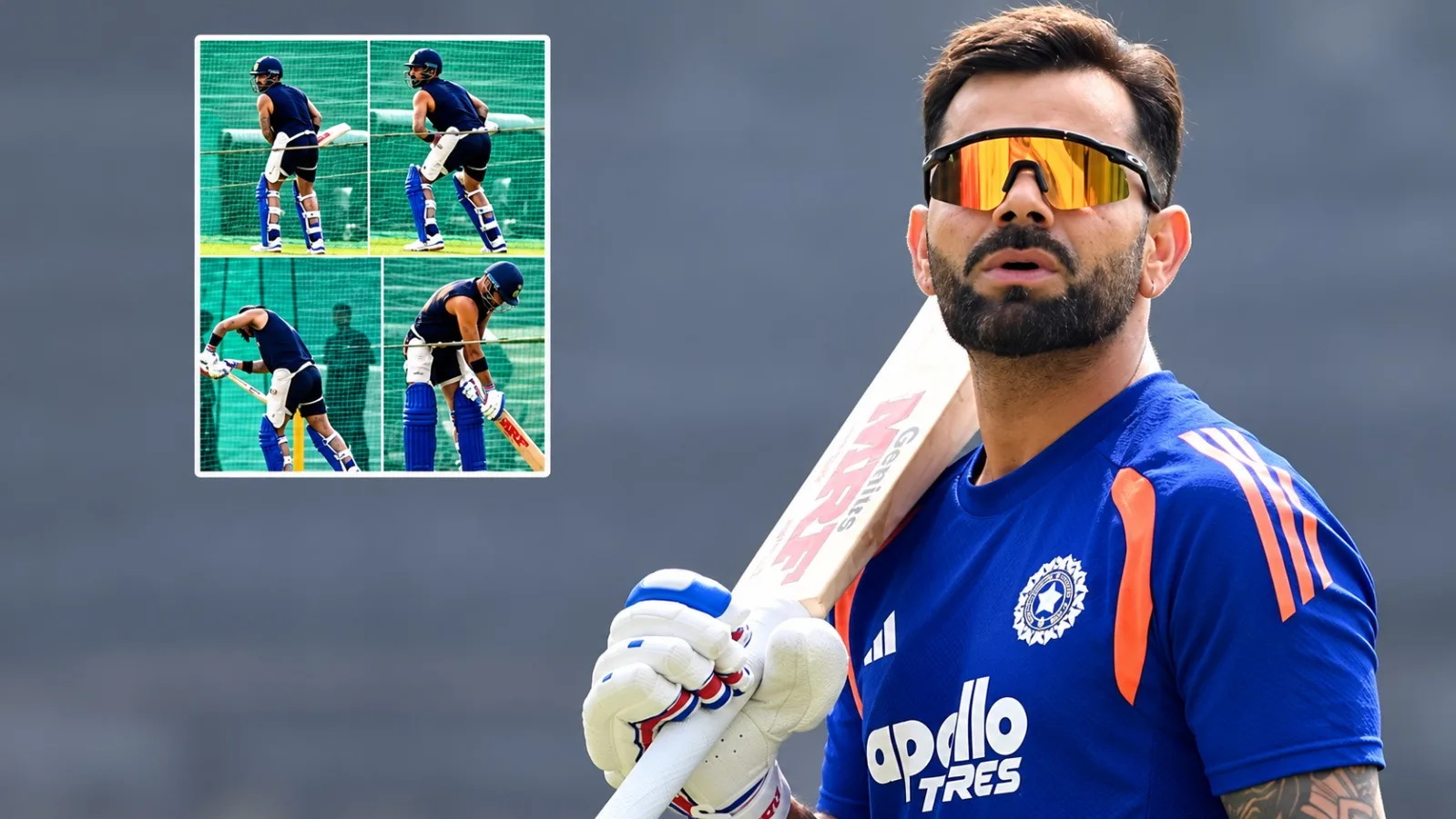 కివీస్ వన్డే సిరీస్‌కు కోహ్లీ సన్నాహాలు.. నెట్స్‌లో రెండు గంటల చెమటోడింపు